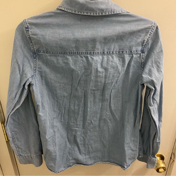 Draper James Denim Long Sleeve Size 2 - Picture 6 of 7
